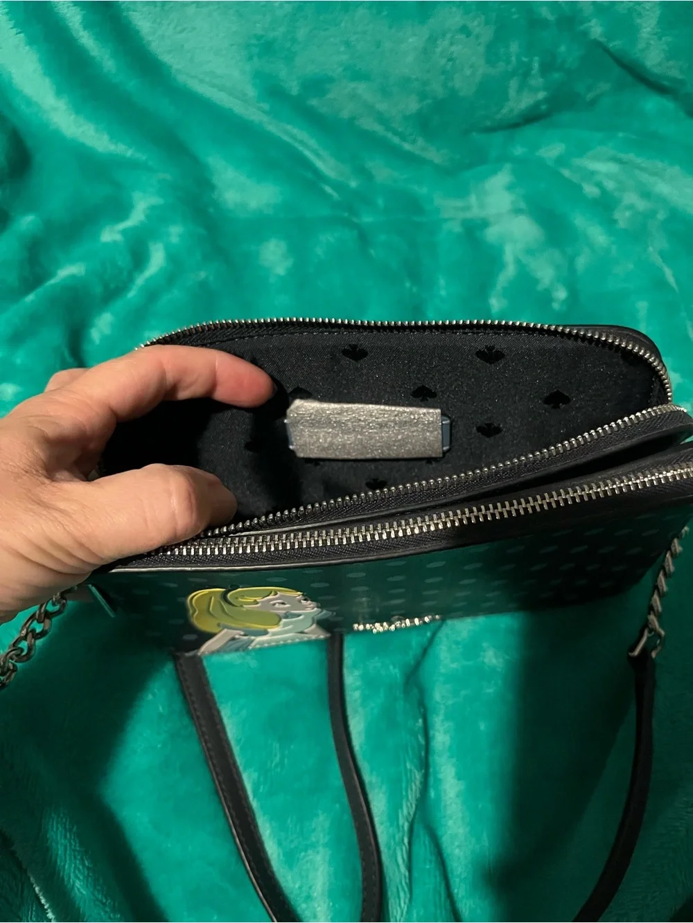 Kate Spade Polka Dot Alice in Wonderland Crossbody Bag